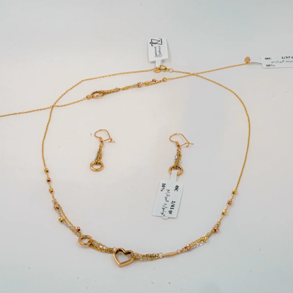 سرویس آلبرناردو (دستبند،گردنی،گوشواره) کد 47c,48c,49c