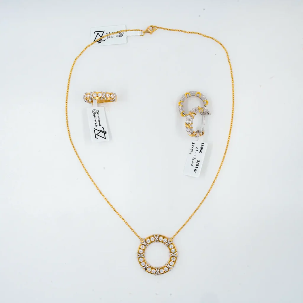 سرویس تنیسی (انگشتر ،گردنی،گوشواره)