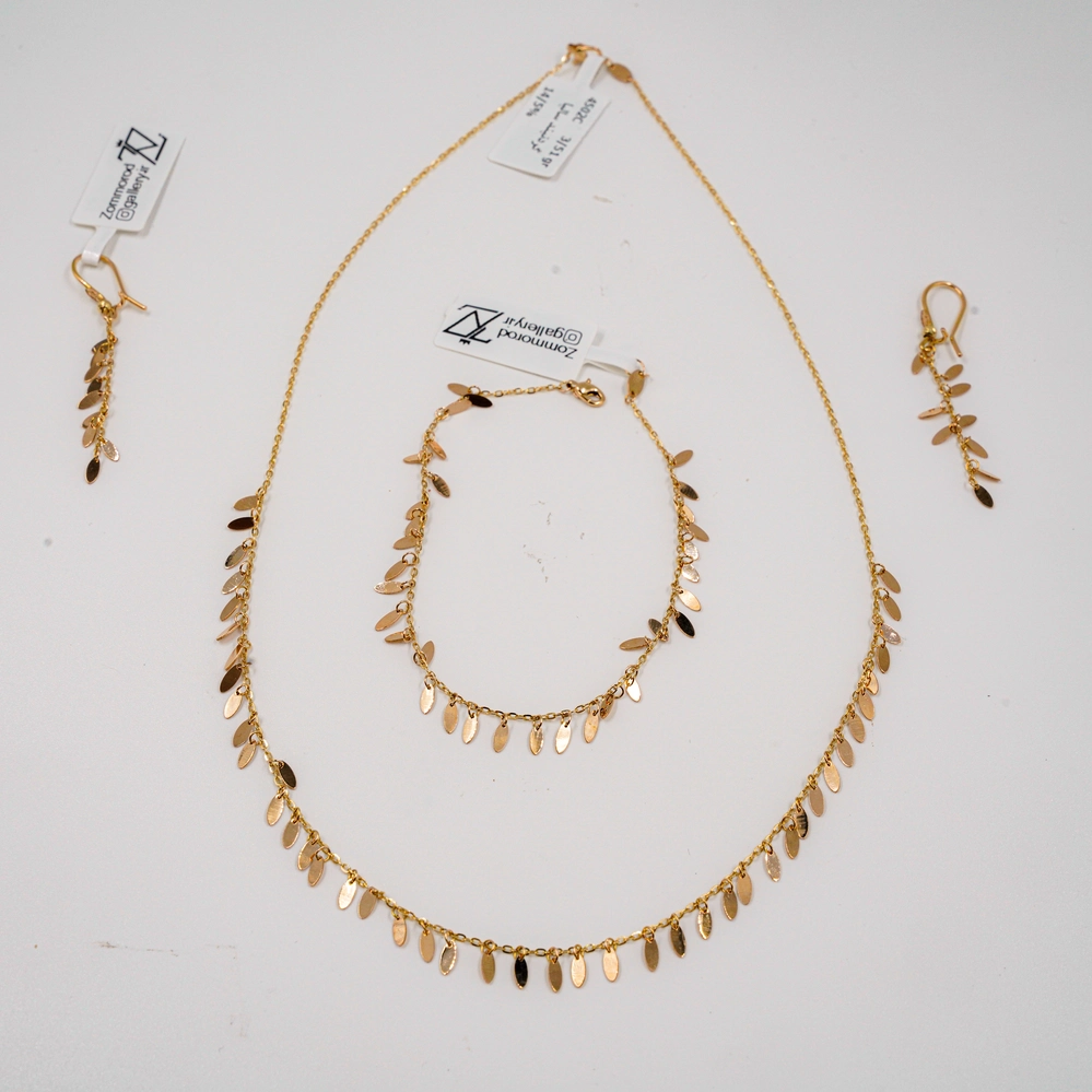 نیم ست سالیا (گوشواره ،دستبند ،گردنبند ) کد 4502c-4503c-4504c