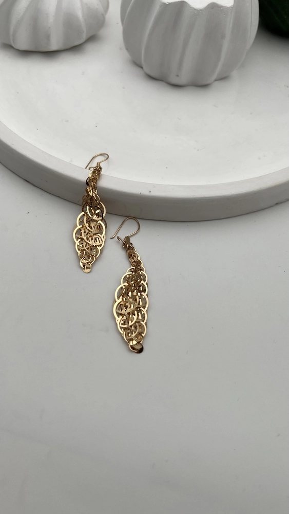 گوشواره زرین کد:۷۷۷۵