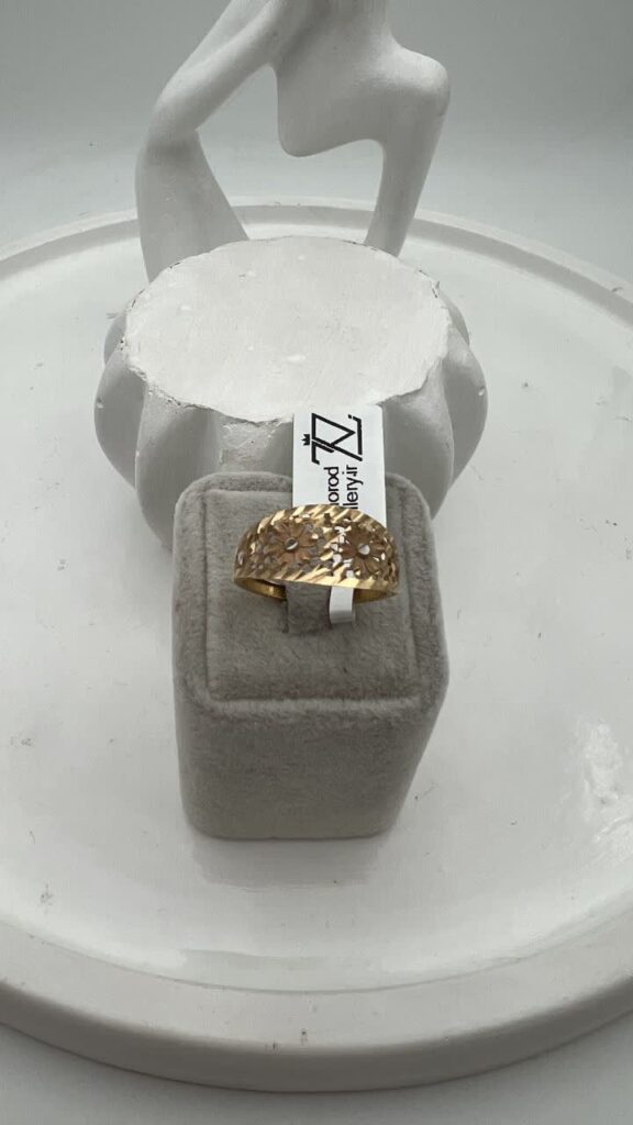 انگشتر گل بدون اجرت کد کار:۷۶۱۳