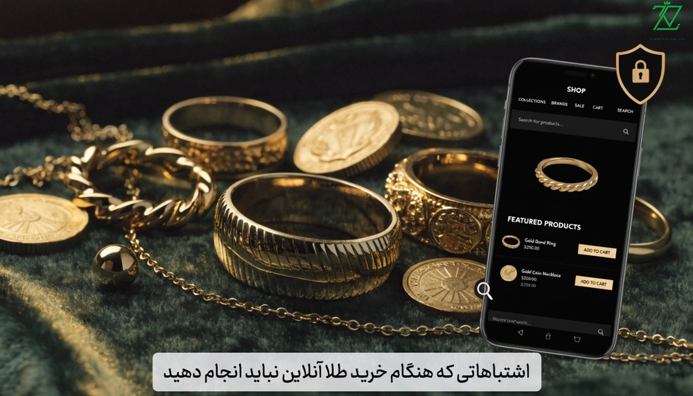 اشتباهاتی که هنگام خرید طلا آنلاین نباید انجام دهید