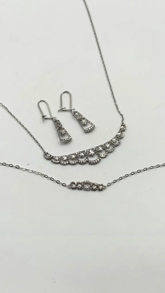 سرویس سون گلد کد 9290 ( گوشواره ، گردنبند ، دستبند )