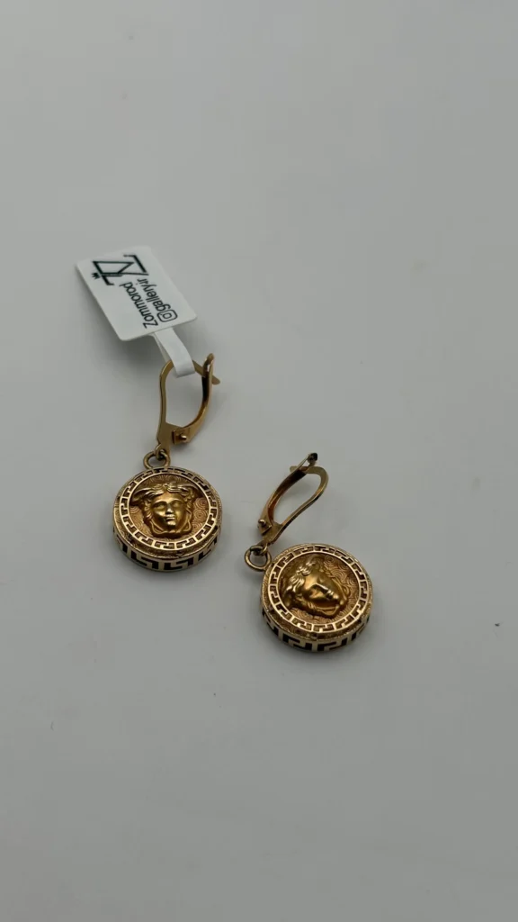 گوشواره ورساچه بدون اجرت کد 9462