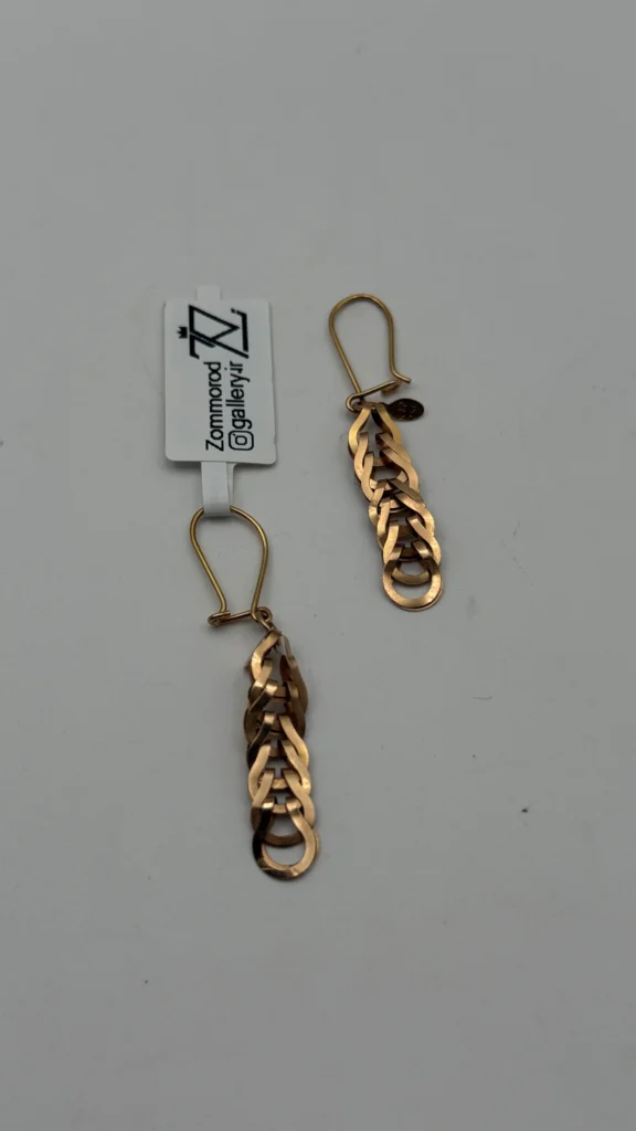 گوشواره لیزری بدون اجرت کد 9603