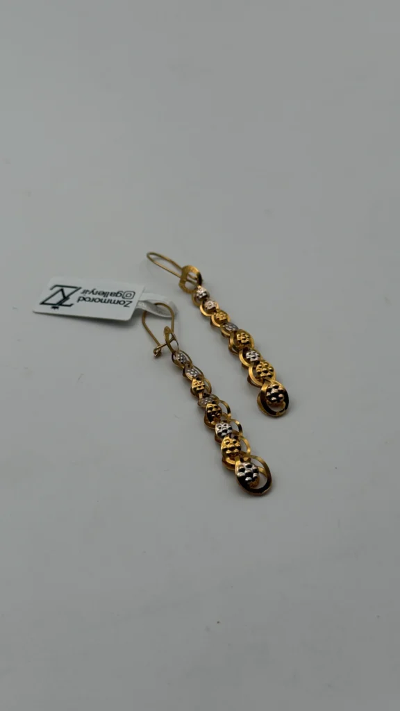 گوشواره لیزری بدون اجرت کد 9531