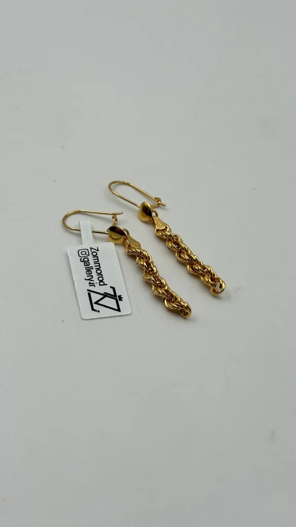 گوشواره طنابی کد 9729